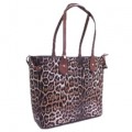 LF2071-BROWN LEOPARD VEGAN LEATHER PURSE- 3 PIECE SET